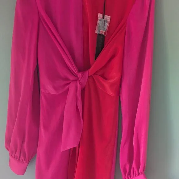 House of Harlow 1960 Pink & Red Mini Dress | NWT | Size Small - Picture 3 of 3